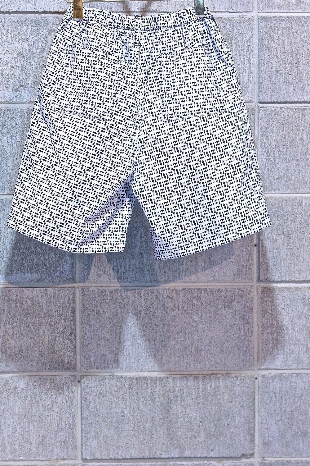 ”死”短パン 黒×白文字