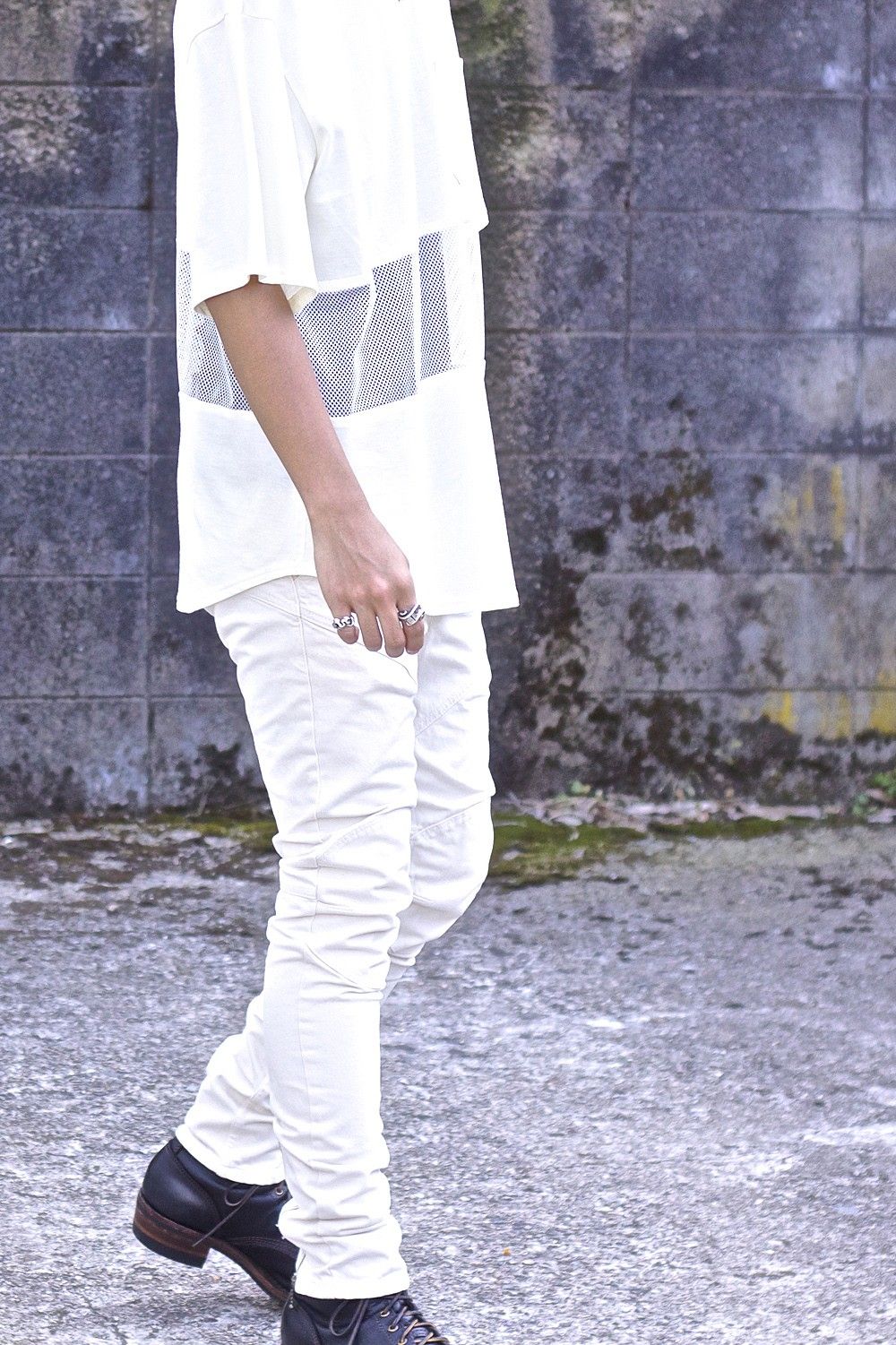Motorcycle Pants Ecru ver.Slim