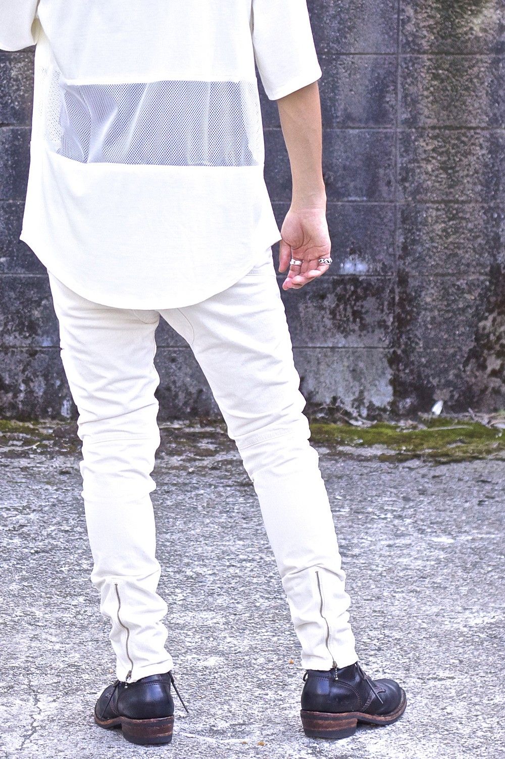 Motorcycle Pants Ecru ver.Slim