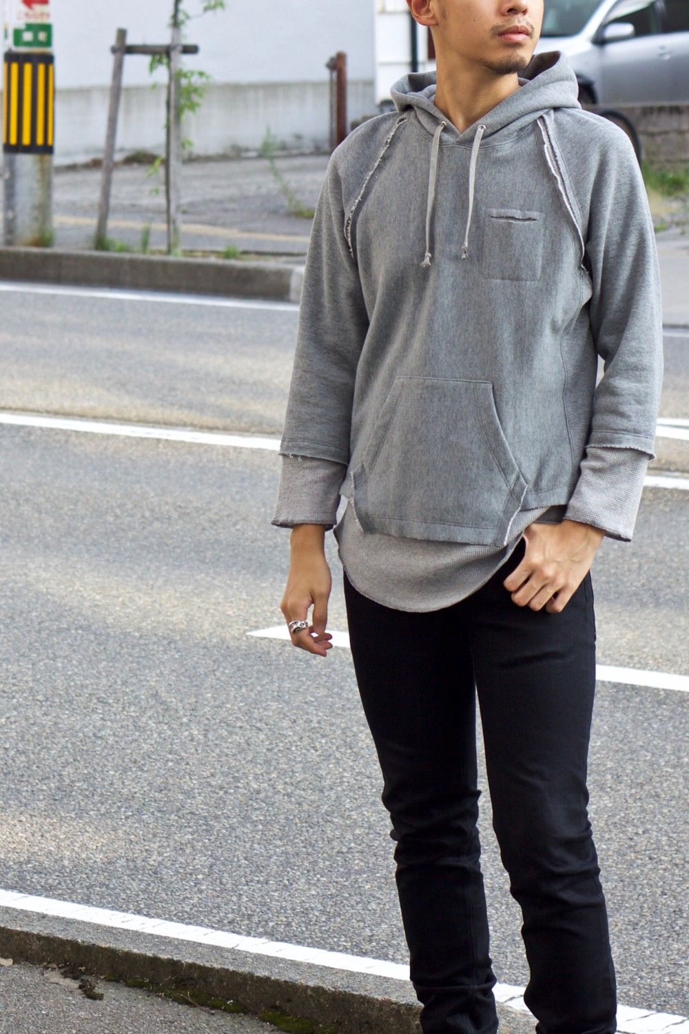 MERGER W FACE PARKA Gray