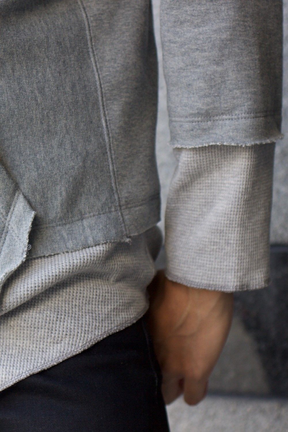 MERGER W FACE PARKA Gray