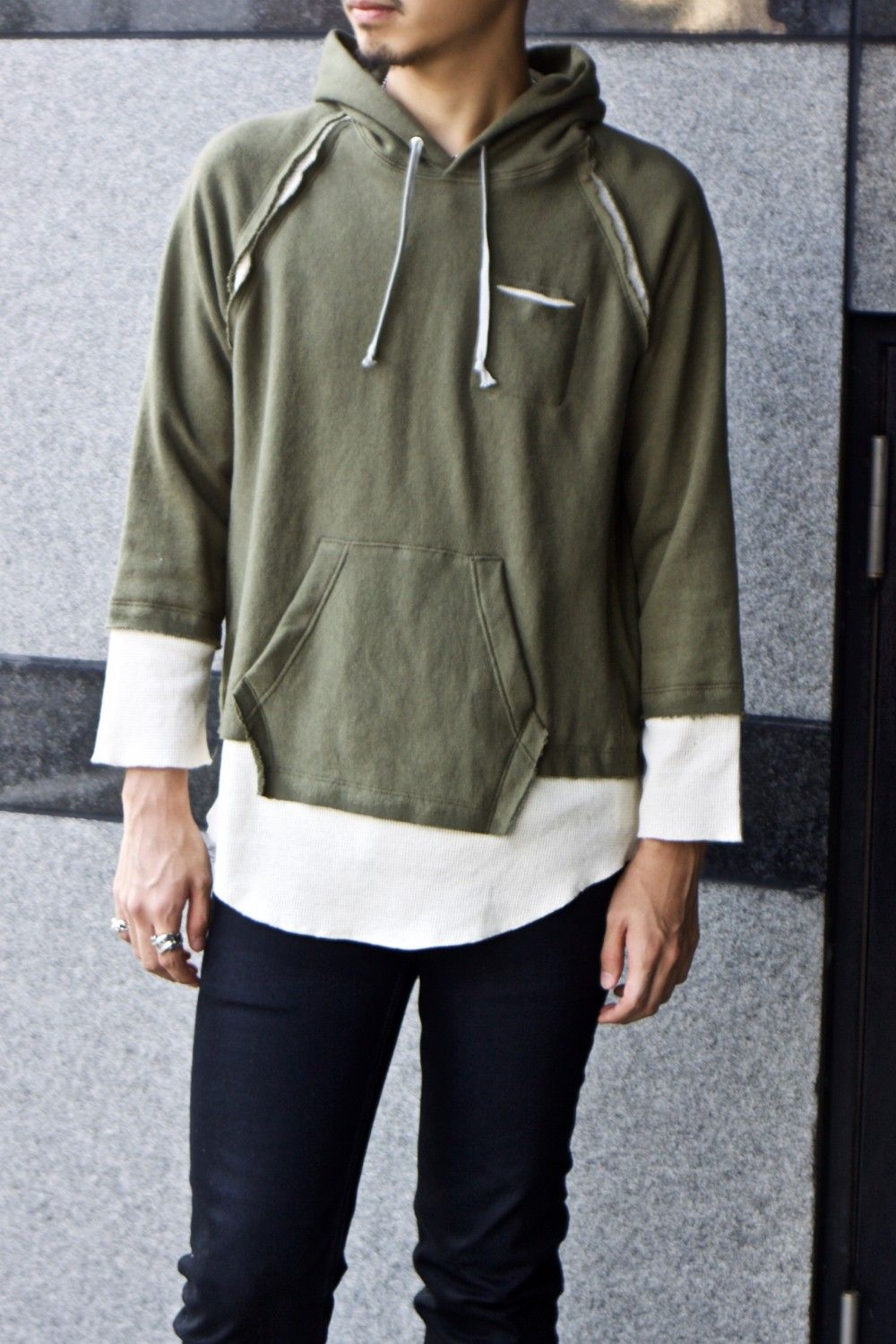 MERGER W FACE PARKA ”khaki”