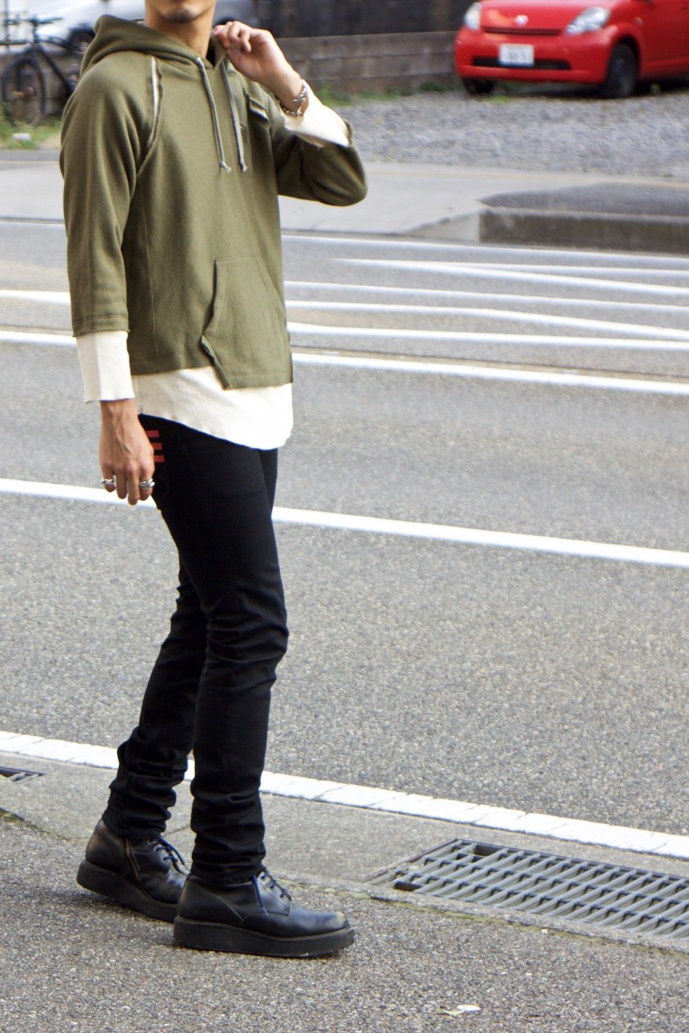 MERGER W FACE PARKA ”khaki”