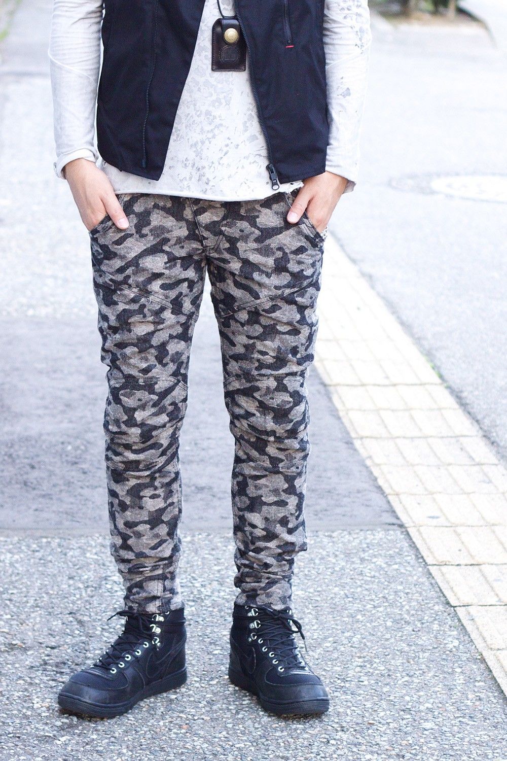 Camouflage MOTOR PT slim