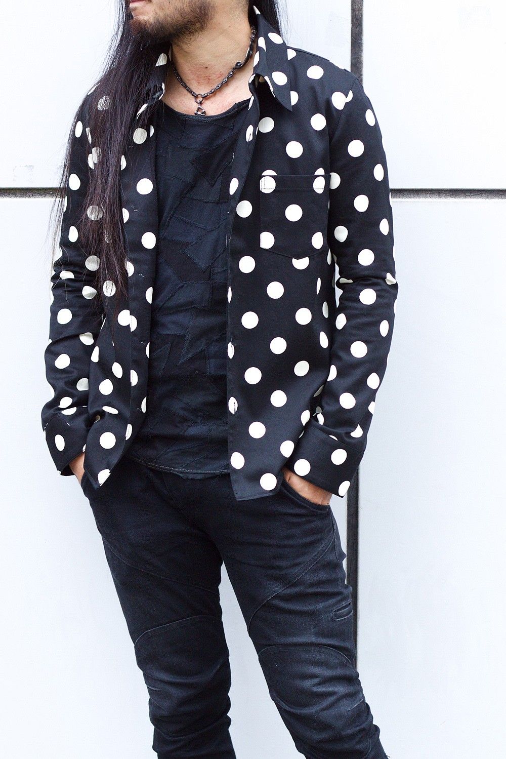 THE DOTS SHIRTS Black