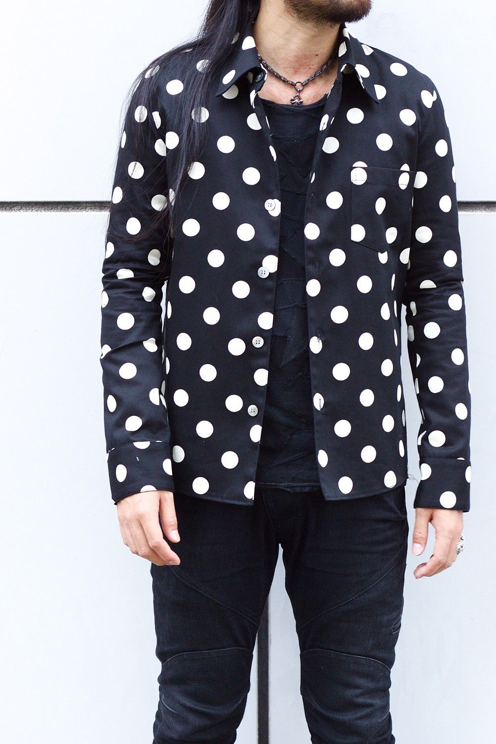 THE DOTS SHIRTS Black