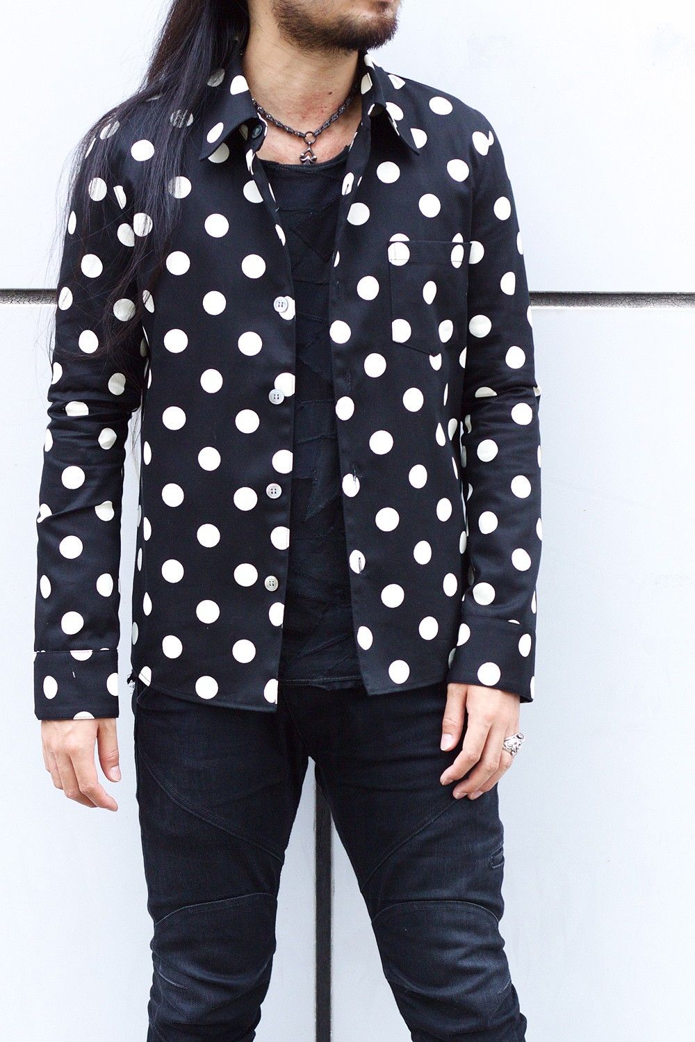 THE DOTS SHIRTS Black