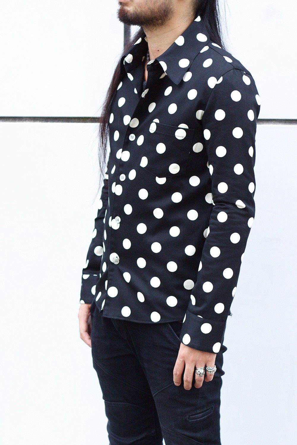 THE DOTS SHIRTS Black
