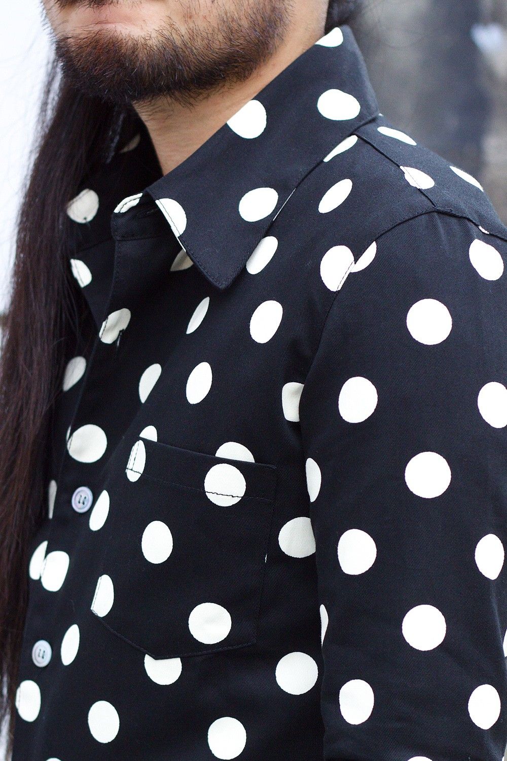 THE DOTS SHIRTS Black