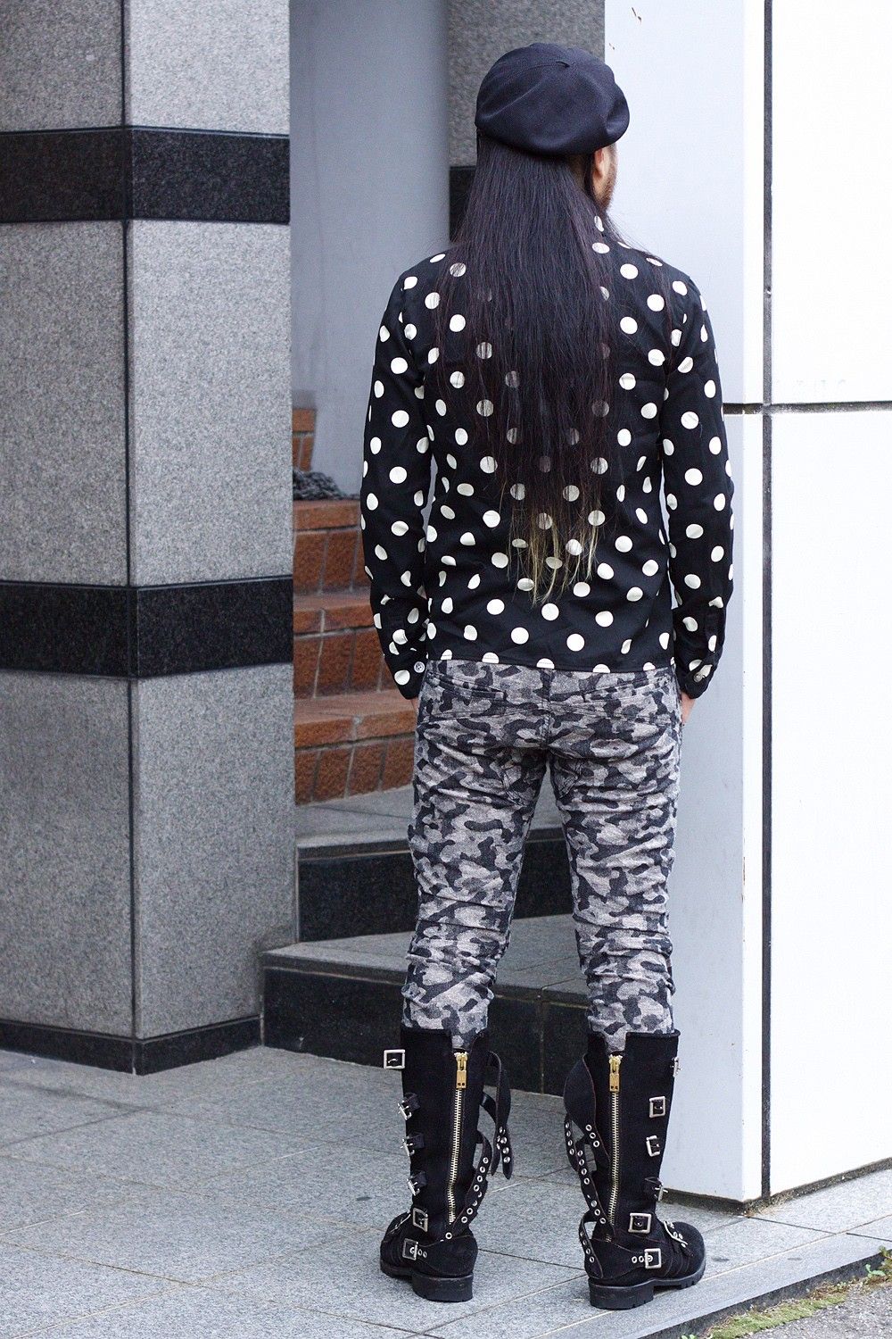 THE DOTS SHIRTS Black