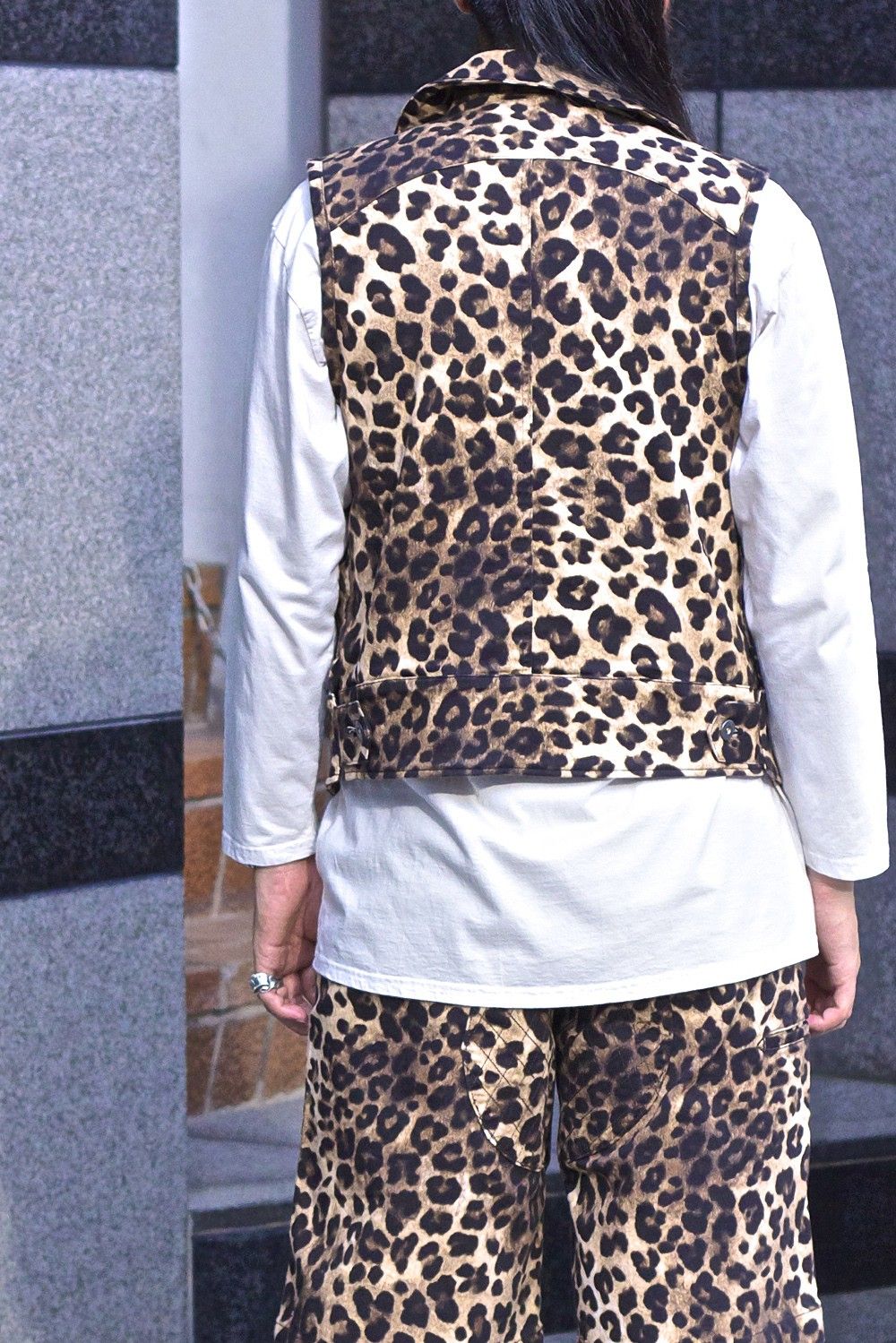 RIDERS VEST leopard