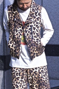 RIDERS VEST leopard