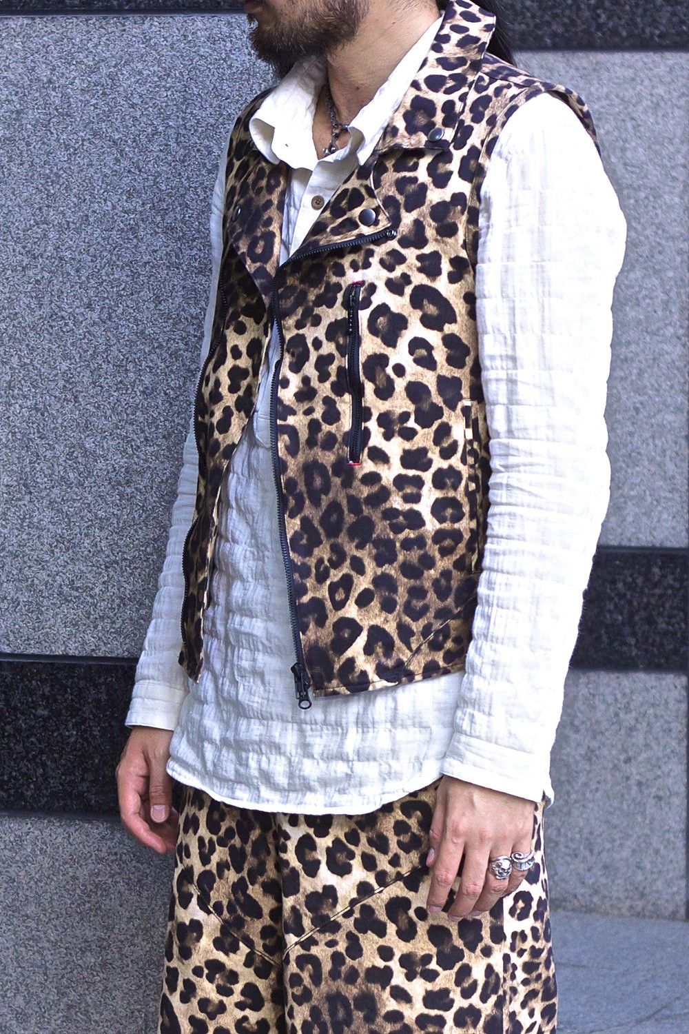 RIDERS VEST leopard