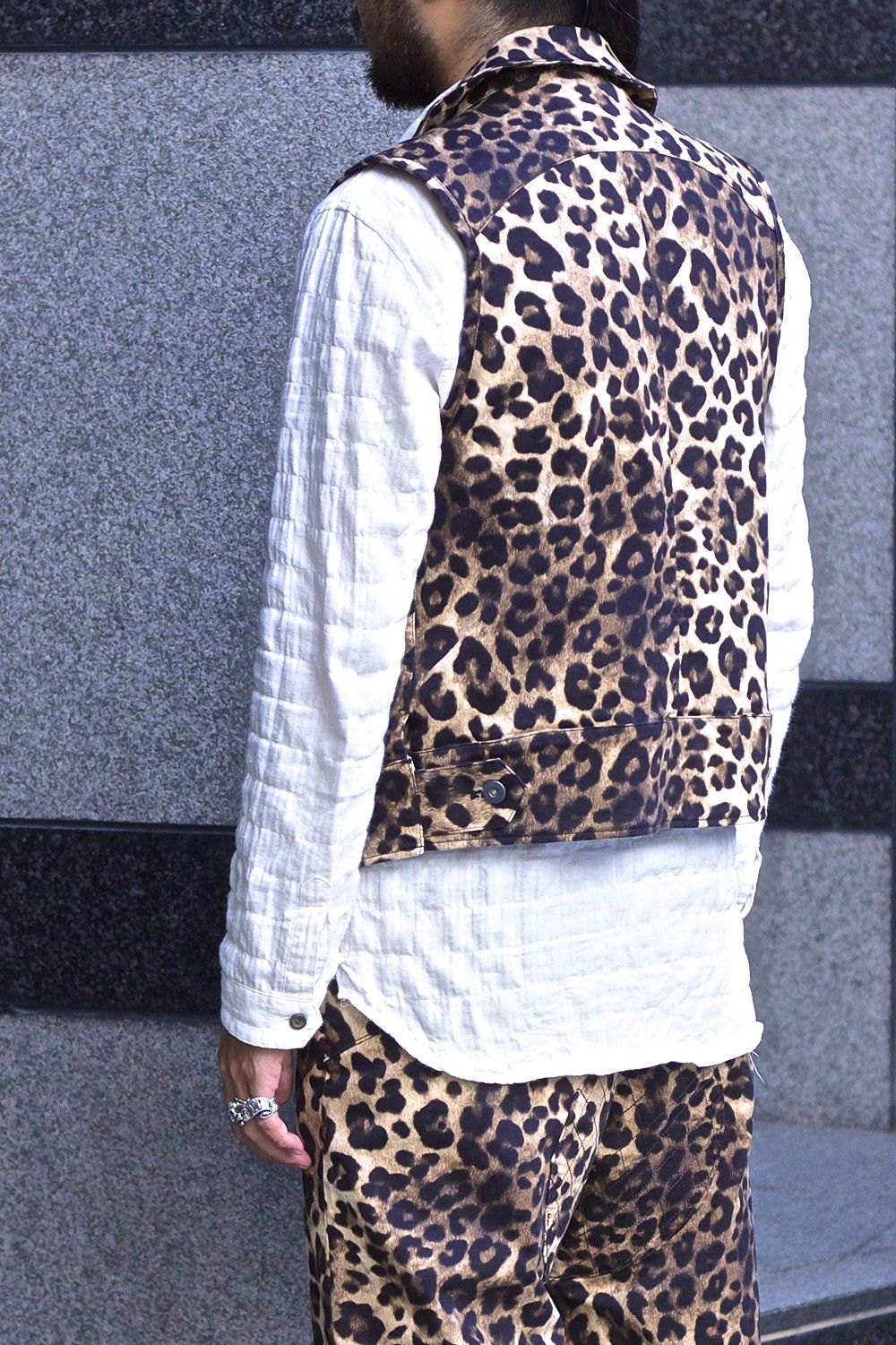 RIDERS VEST leopard