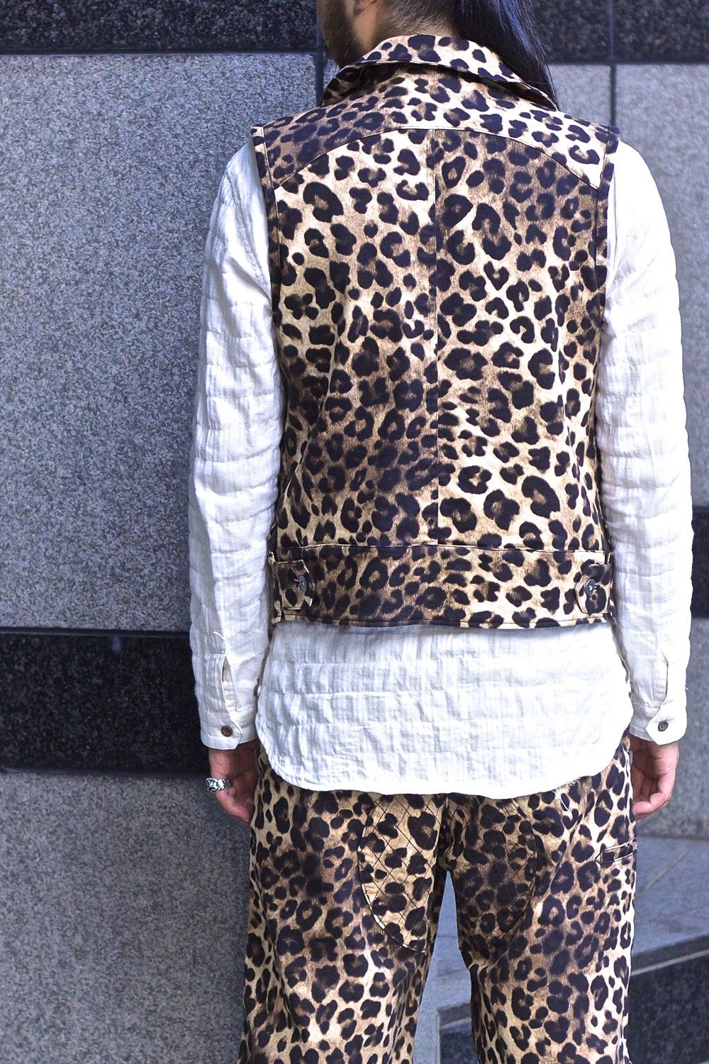 RIDERS VEST leopard