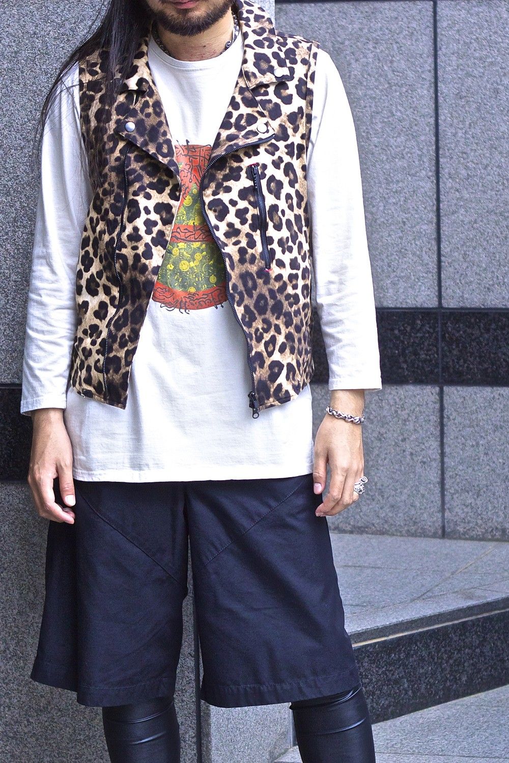 RIDERS VEST leopard
