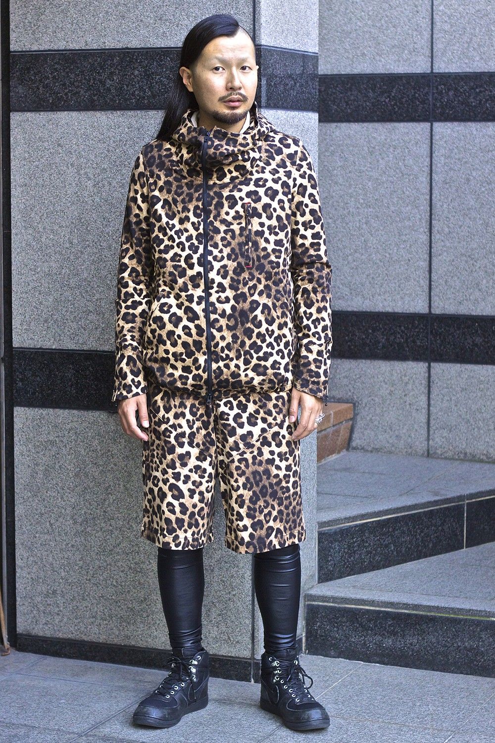 MOUNTAIN HOODY leopard