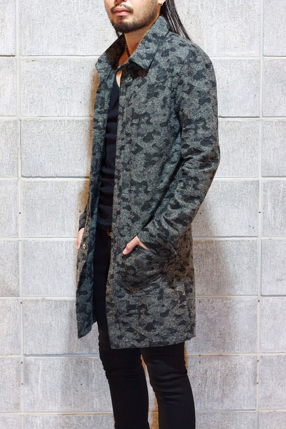 【ラスト一点】CAMOFLAGE LONG SHIRTS