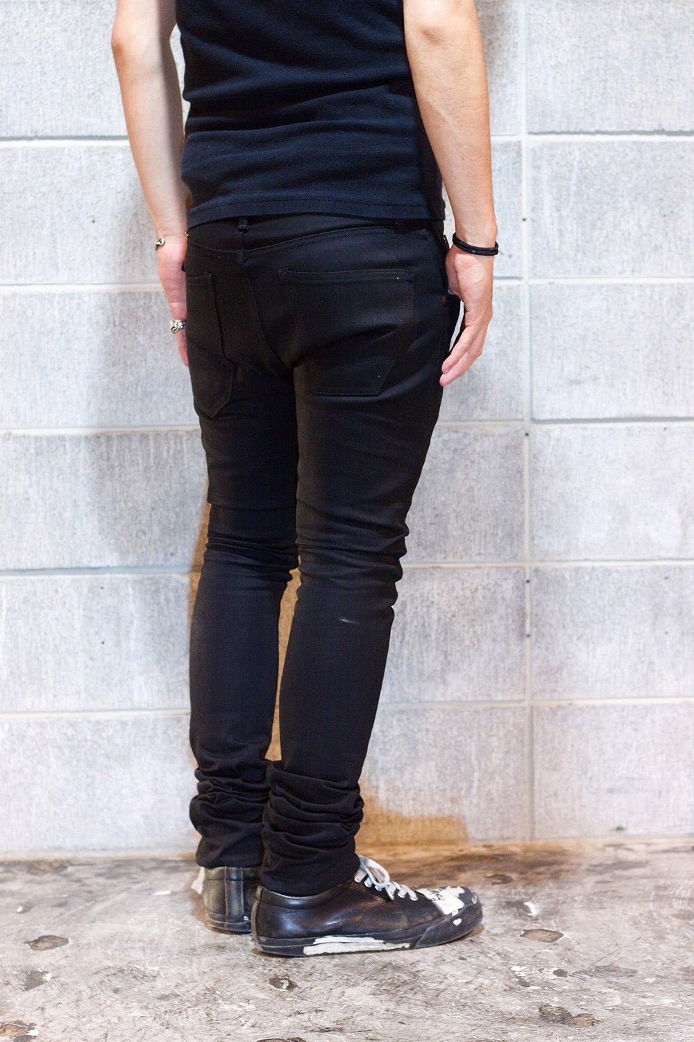 『TRIVE』BLACK RIGID SLIM DENIM PT