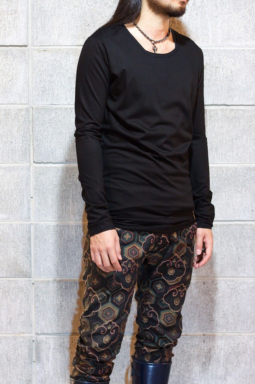 LEATHER INNER CUT&SAW 02 BLK