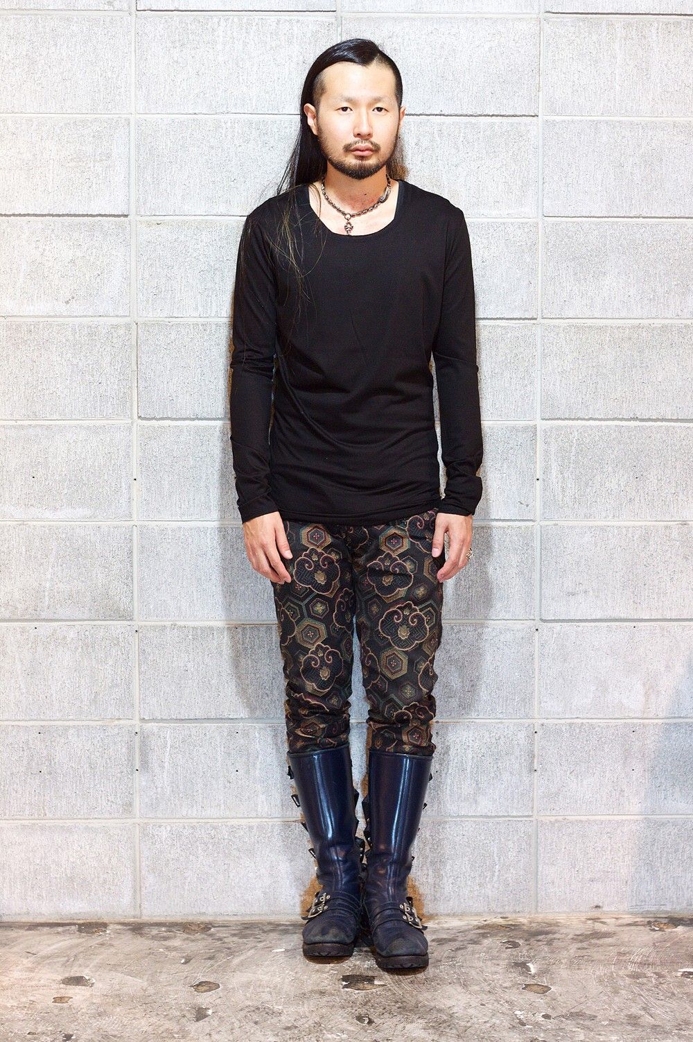 LEATHER INNER CUT&SAW 02 BLK