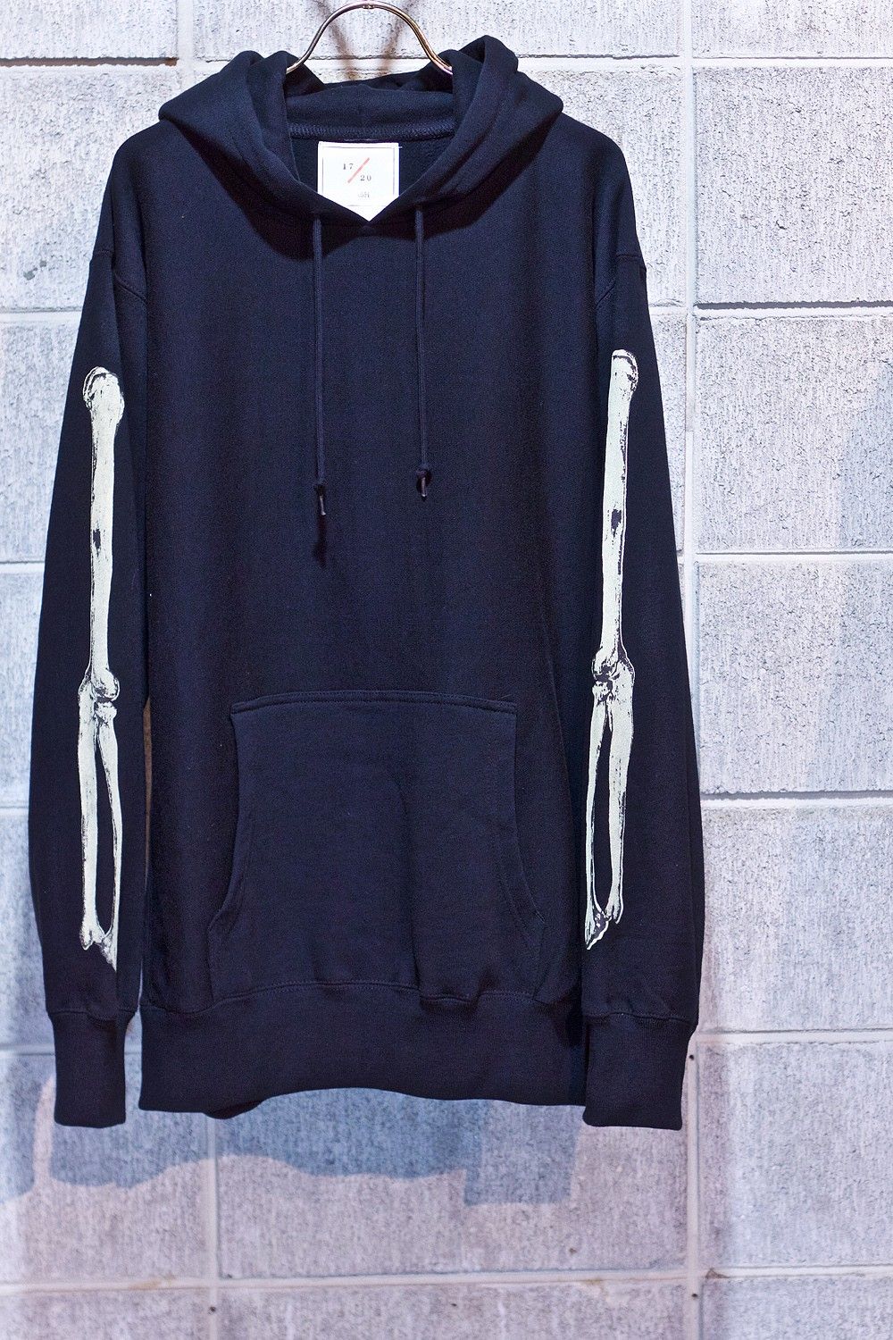 BONE SWEAT PARKA BLACK