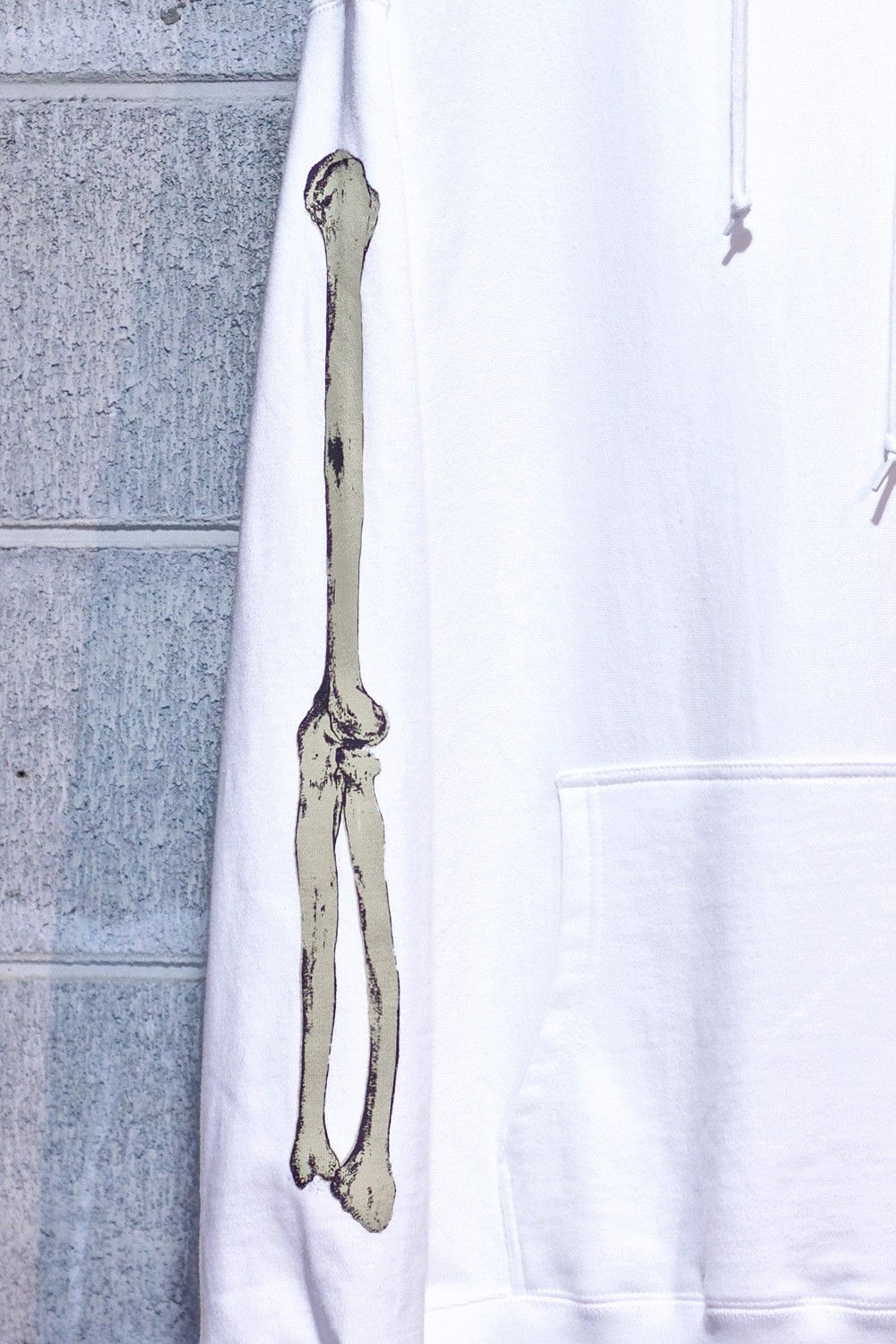 BONE SWEAT PARKA WHITE