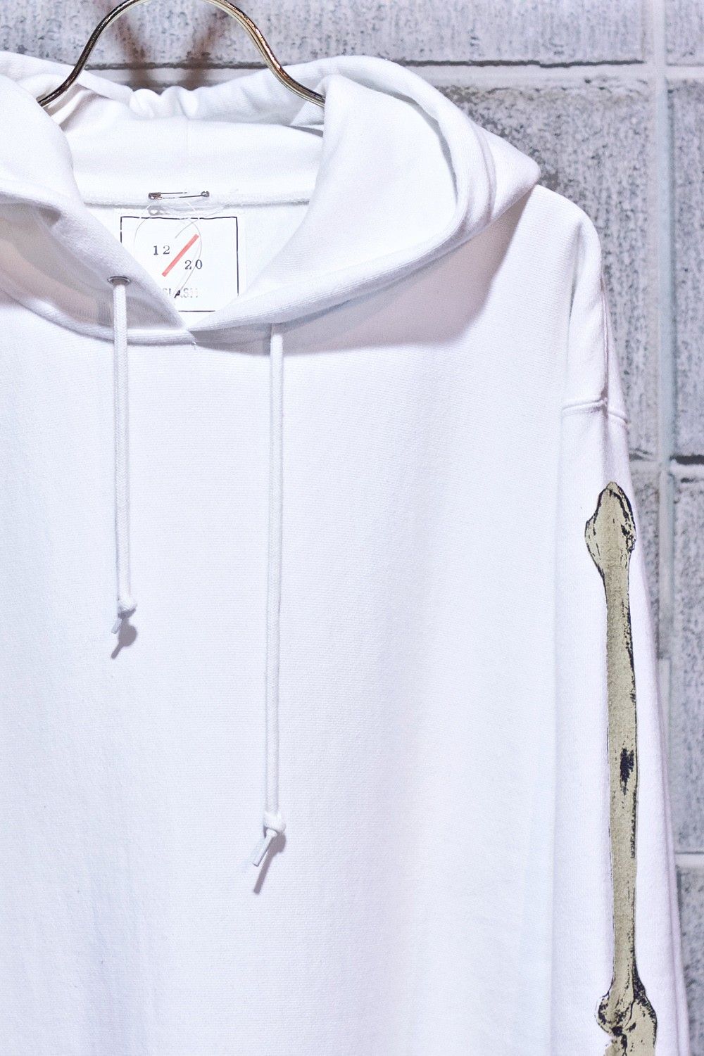 BONE SWEAT PARKA WHITE