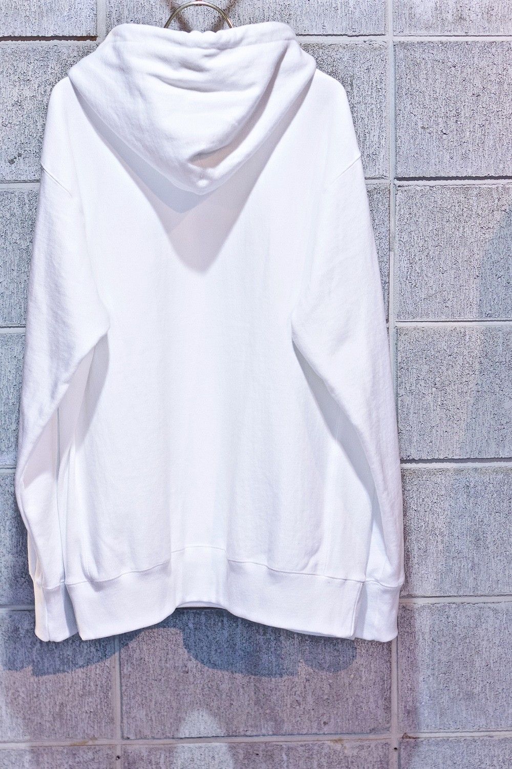 BONE SWEAT PARKA WHITE