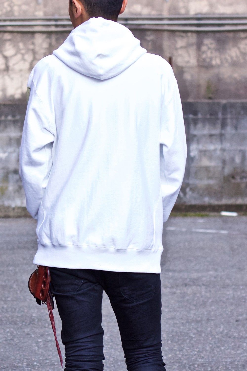 BONE SWEAT PARKA WHITE