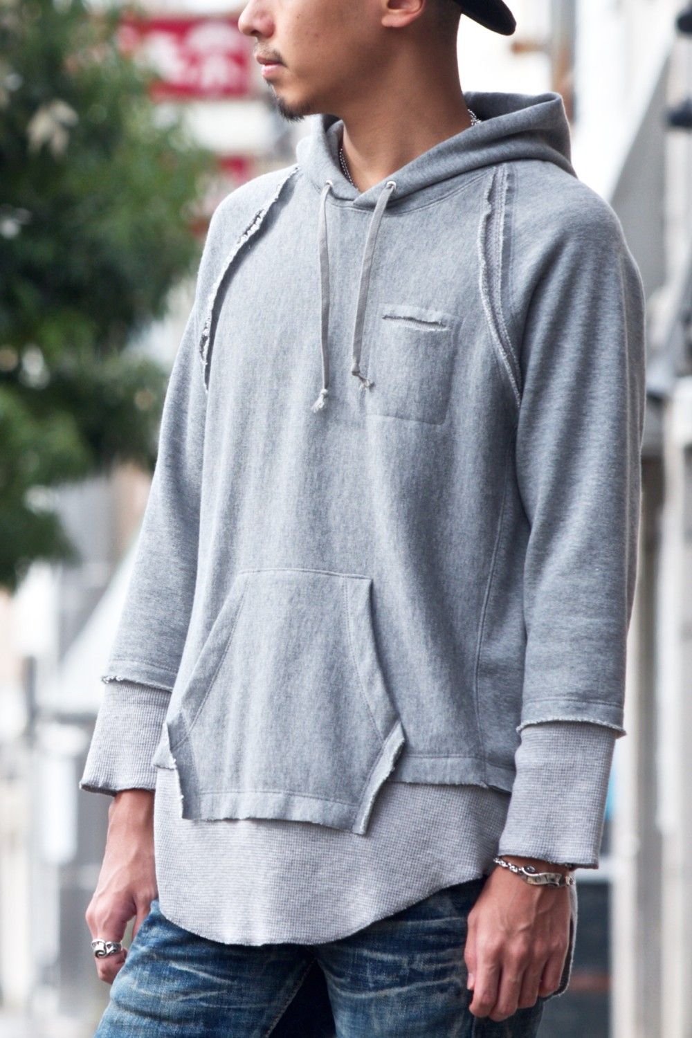 MERGER W FACE PARKA Gray
