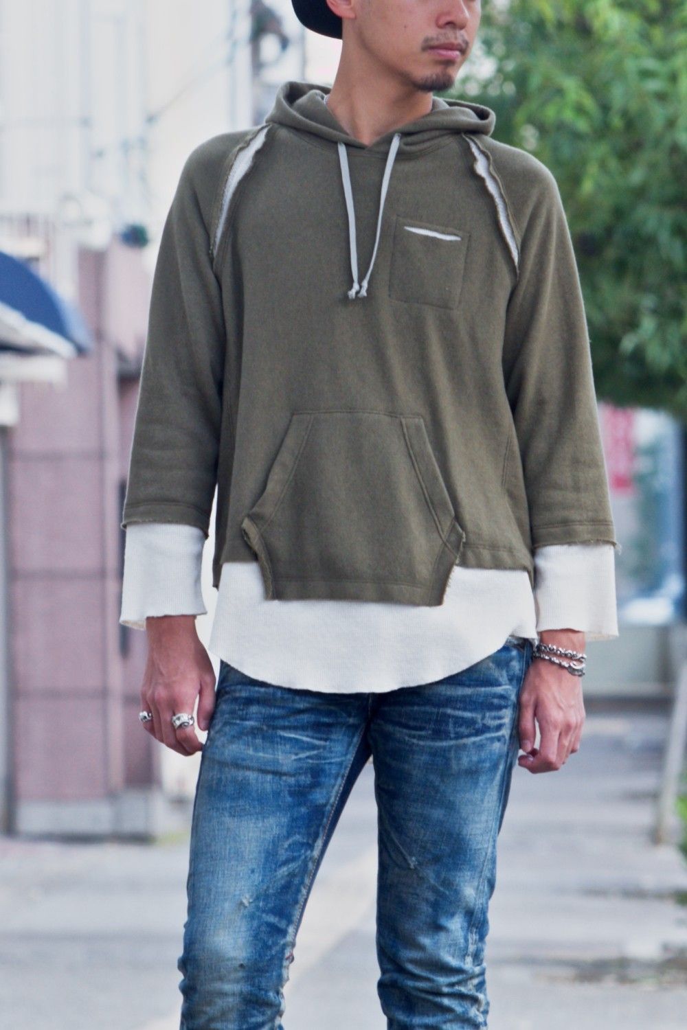 MERGER W FACE PARKA ”khaki”