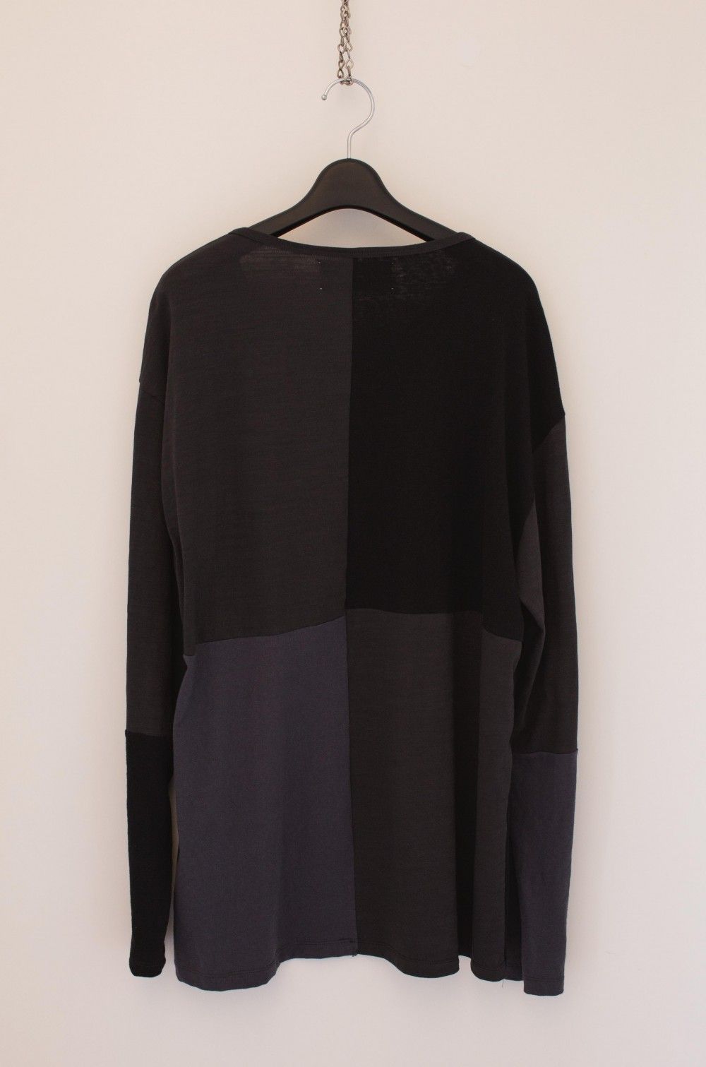 Grafting pullover L/S "BLACK"