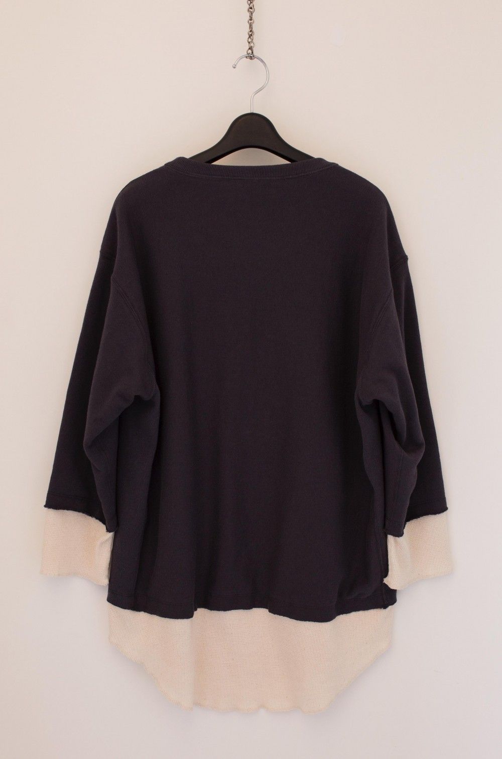 Merger W face sweatshirt "BLACK"
