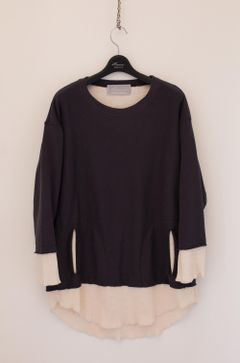 Merger W face sweatshirt "BLACK"