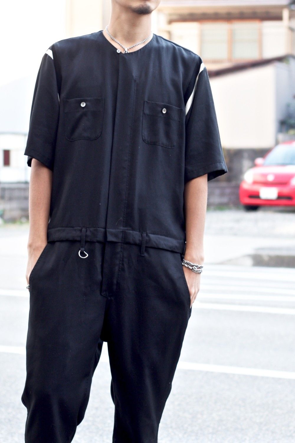 Rockabilly jumpsuit "BLACK"