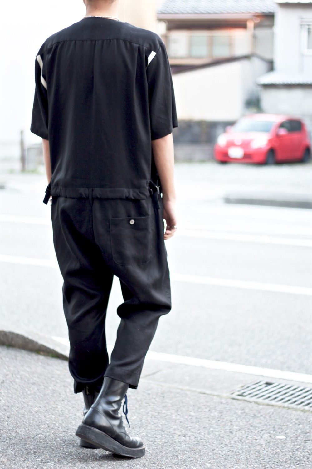 Rockabilly jumpsuit "BLACK"