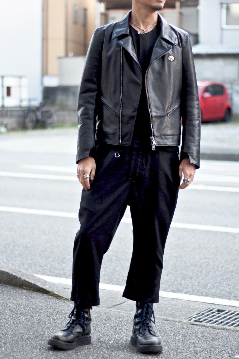 Rockabilly jumpsuit "BLACK"