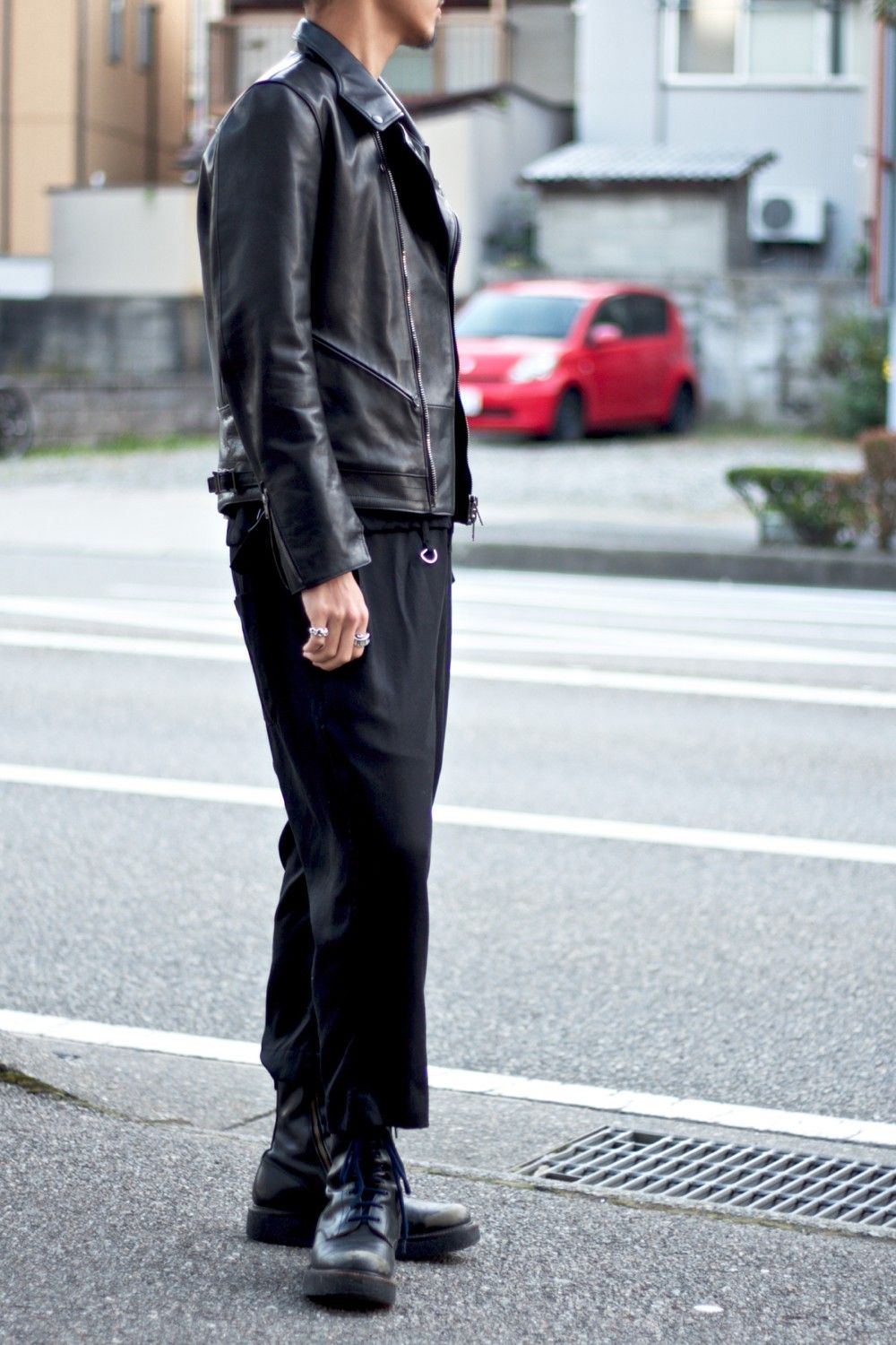 Rockabilly jumpsuit "BLACK"