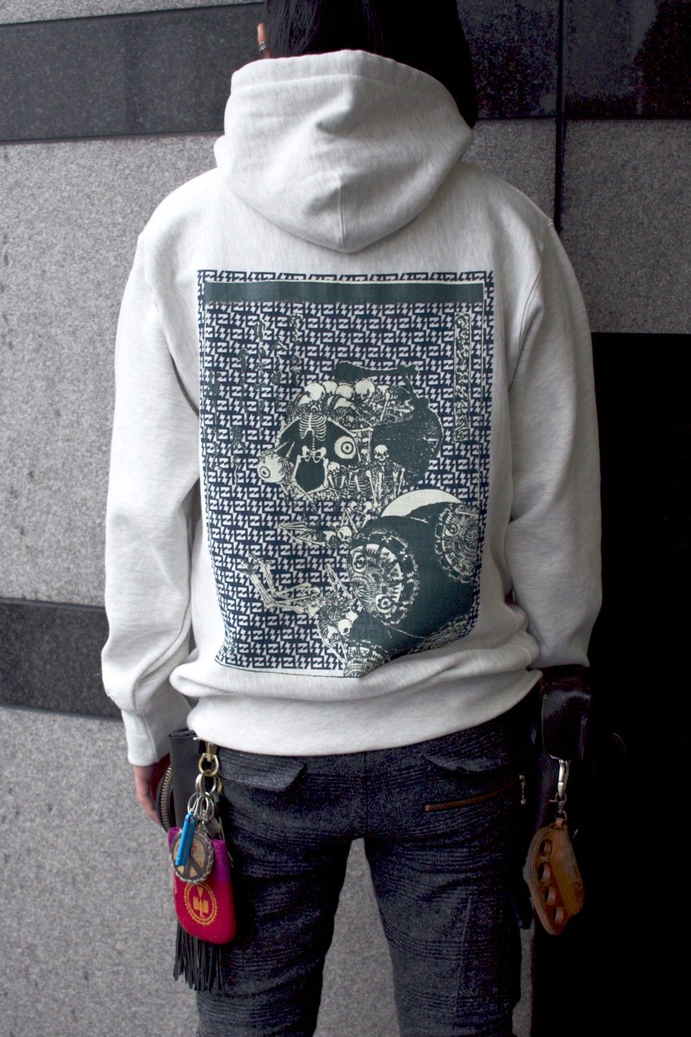 DEATH PATTERNS PARKA "UKIYOE" オートミール