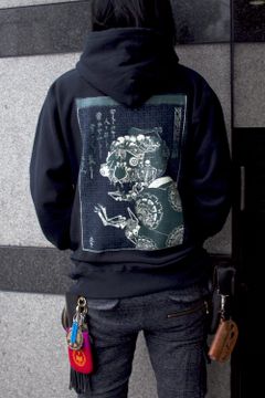 DEATH PATTERNS PARKA "UKIYOE" BLK