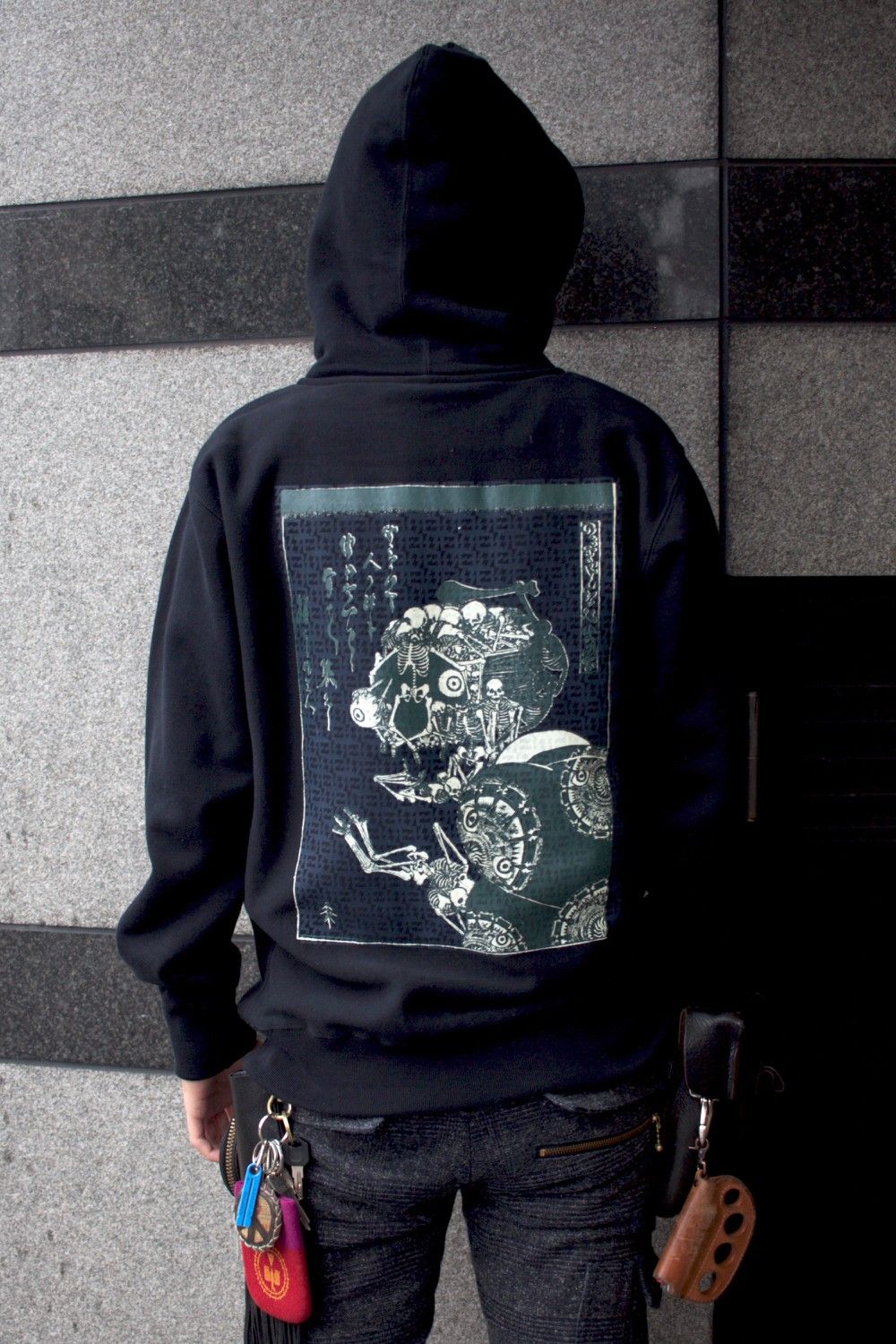 DEATH PATTERNS PARKA "UKIYOE" BLK