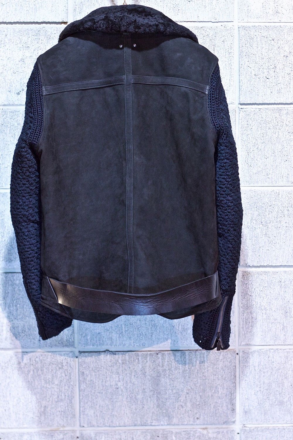 RAG-RUG SLEEVE "B15" JACKET BLACK