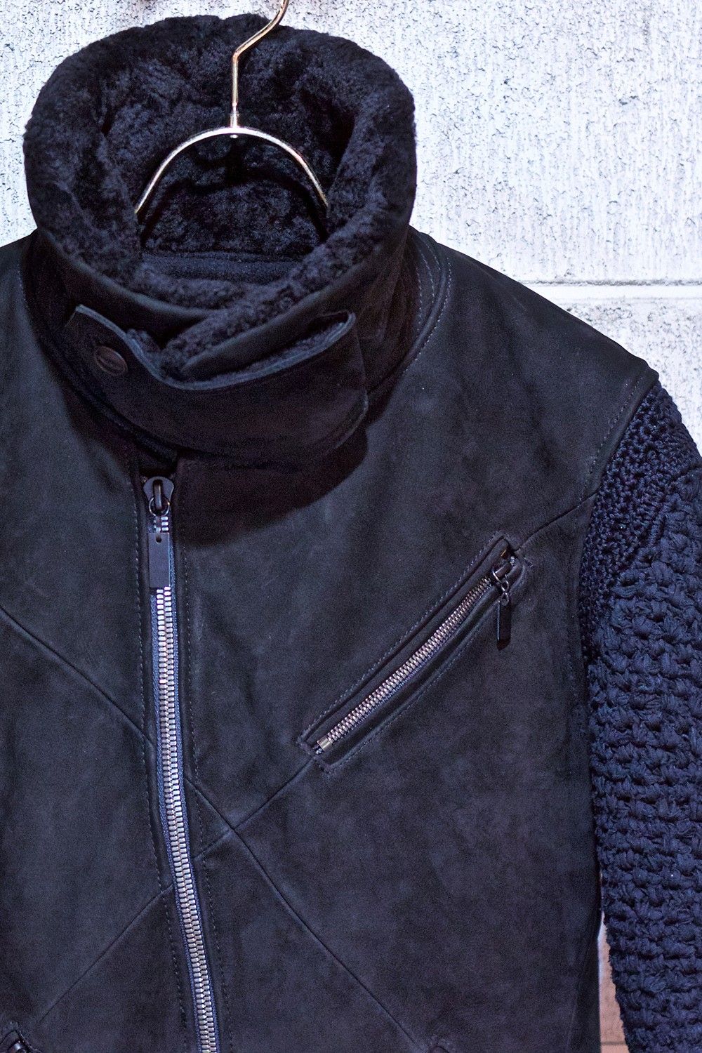 RAG-RUG SLEEVE "B15" JACKET BLACK