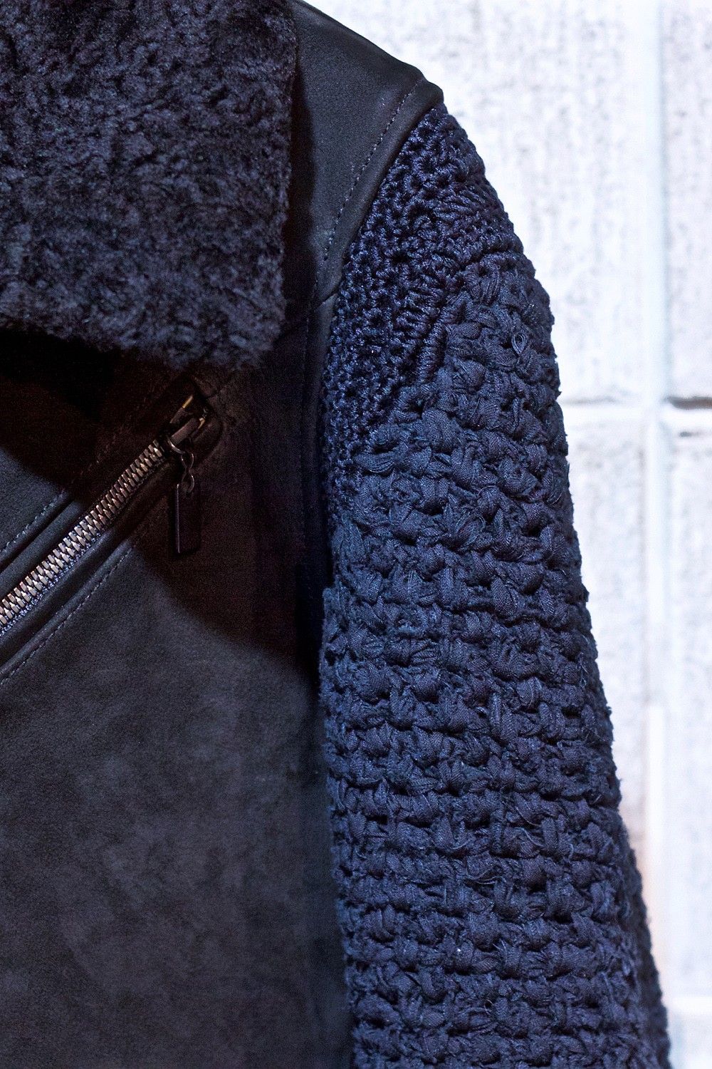 RAG-RUG SLEEVE "B15" JACKET BLACK