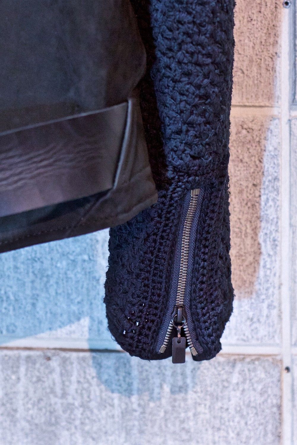 RAG-RUG SLEEVE "B15" JACKET BLACK