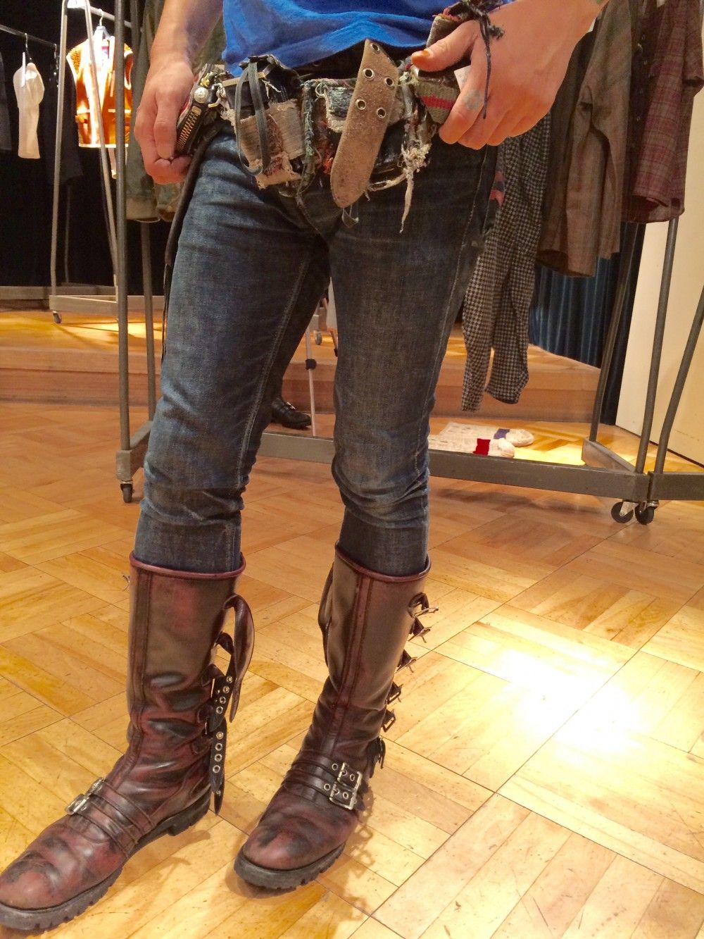 04 STRECH SKINNY INDIGO / ストレッチ スキニー デニムパンツ (インディゴ)