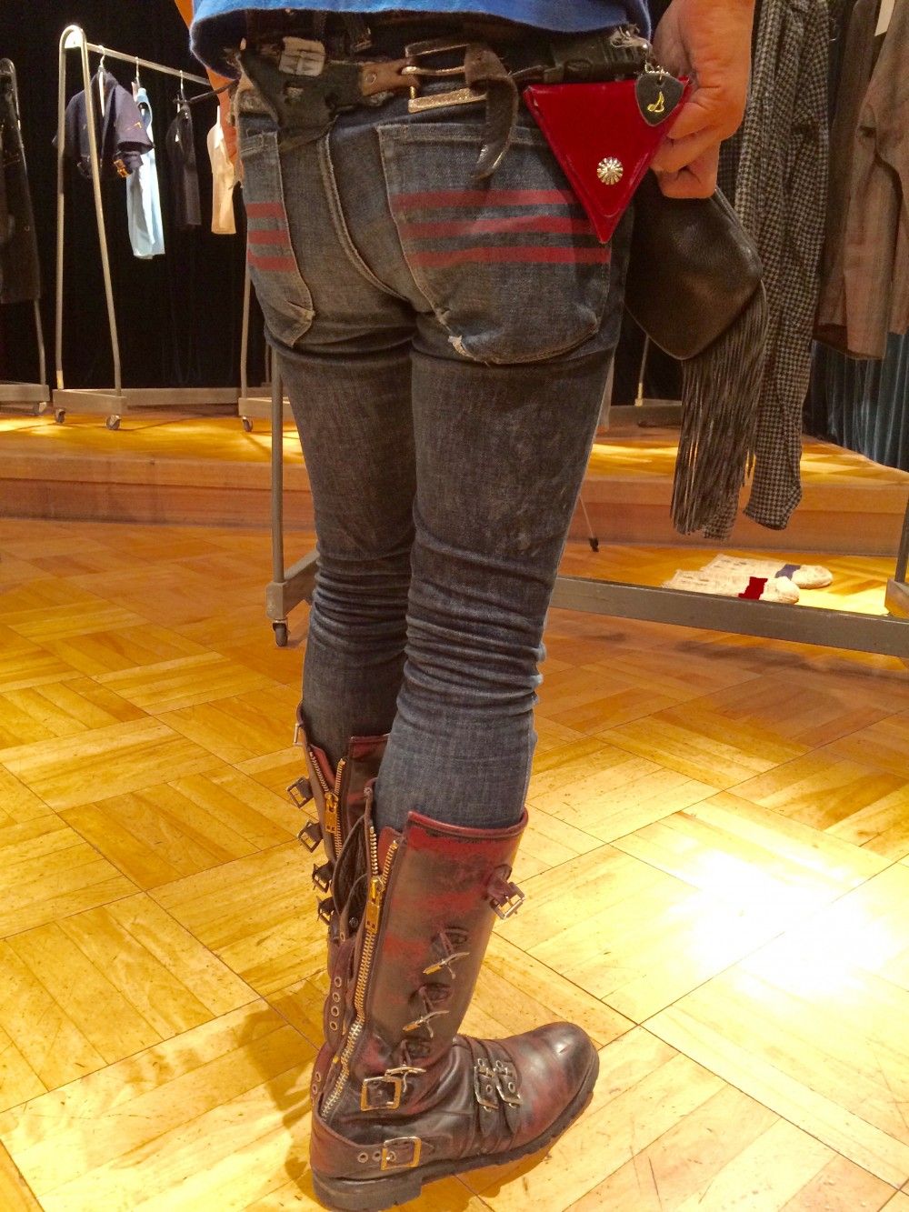 04 STRECH SKINNY INDIGO / ストレッチ スキニー デニムパンツ (インディゴ)