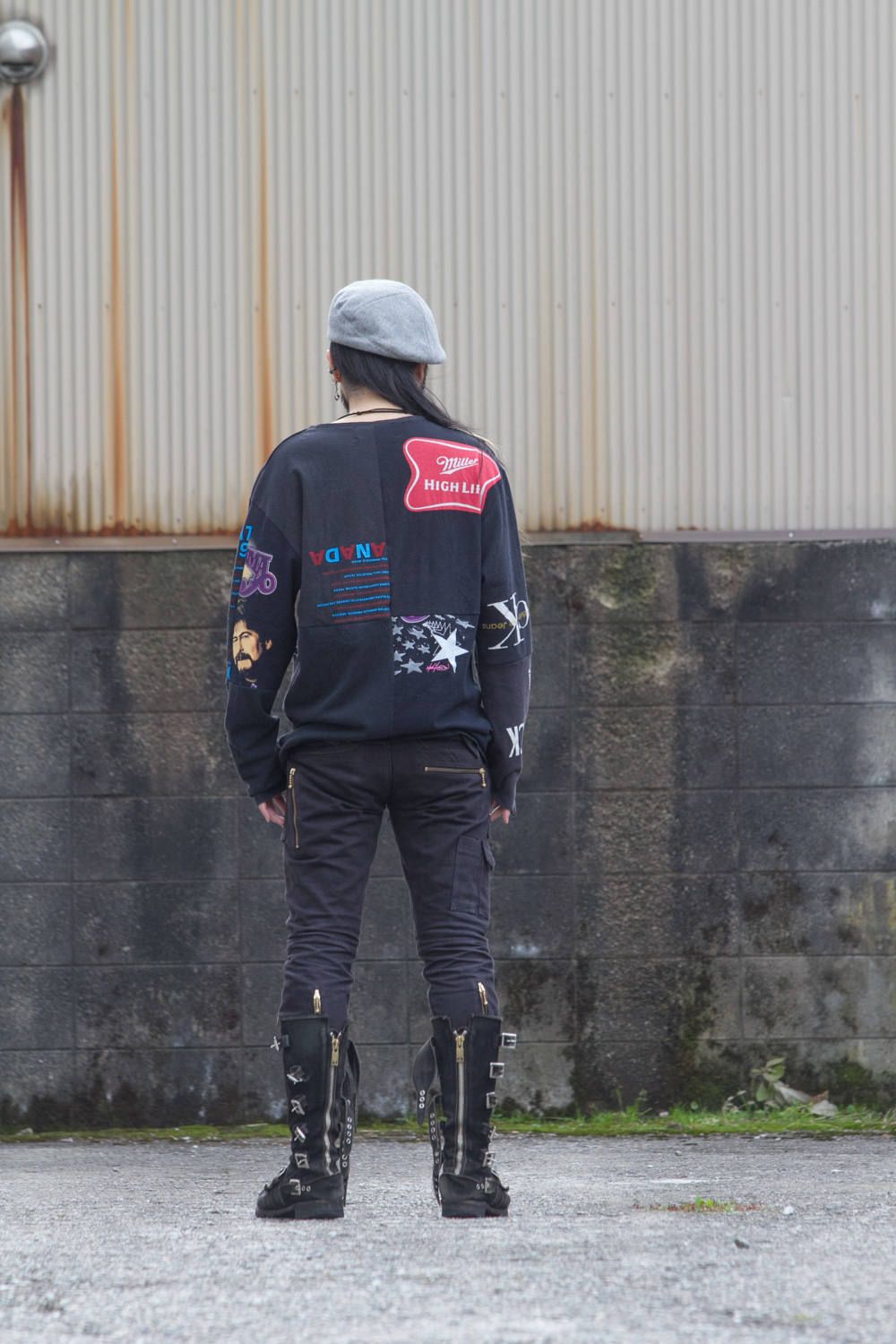 Used grafting pullover L/S 01