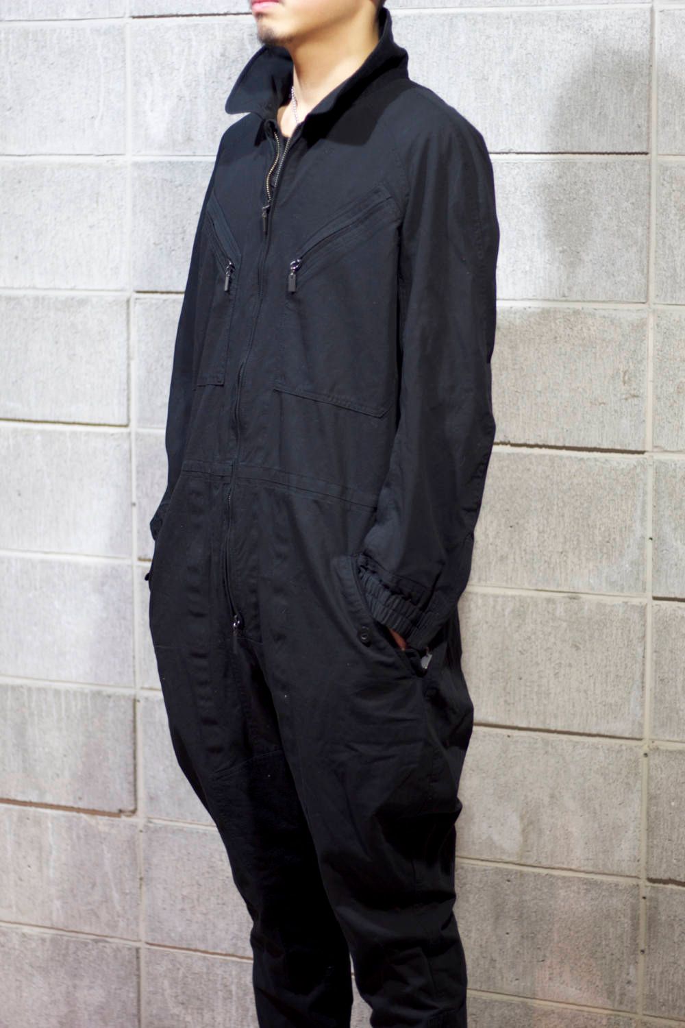 JODHPURS FLIGHT SUIT / BLACK